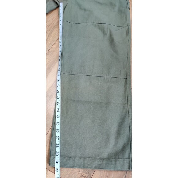 Vtg‎ No Boundaries Pants Men's 38X31 Green Double Knee Workwear Baggy Skater Y2K - Picture 8 of 13